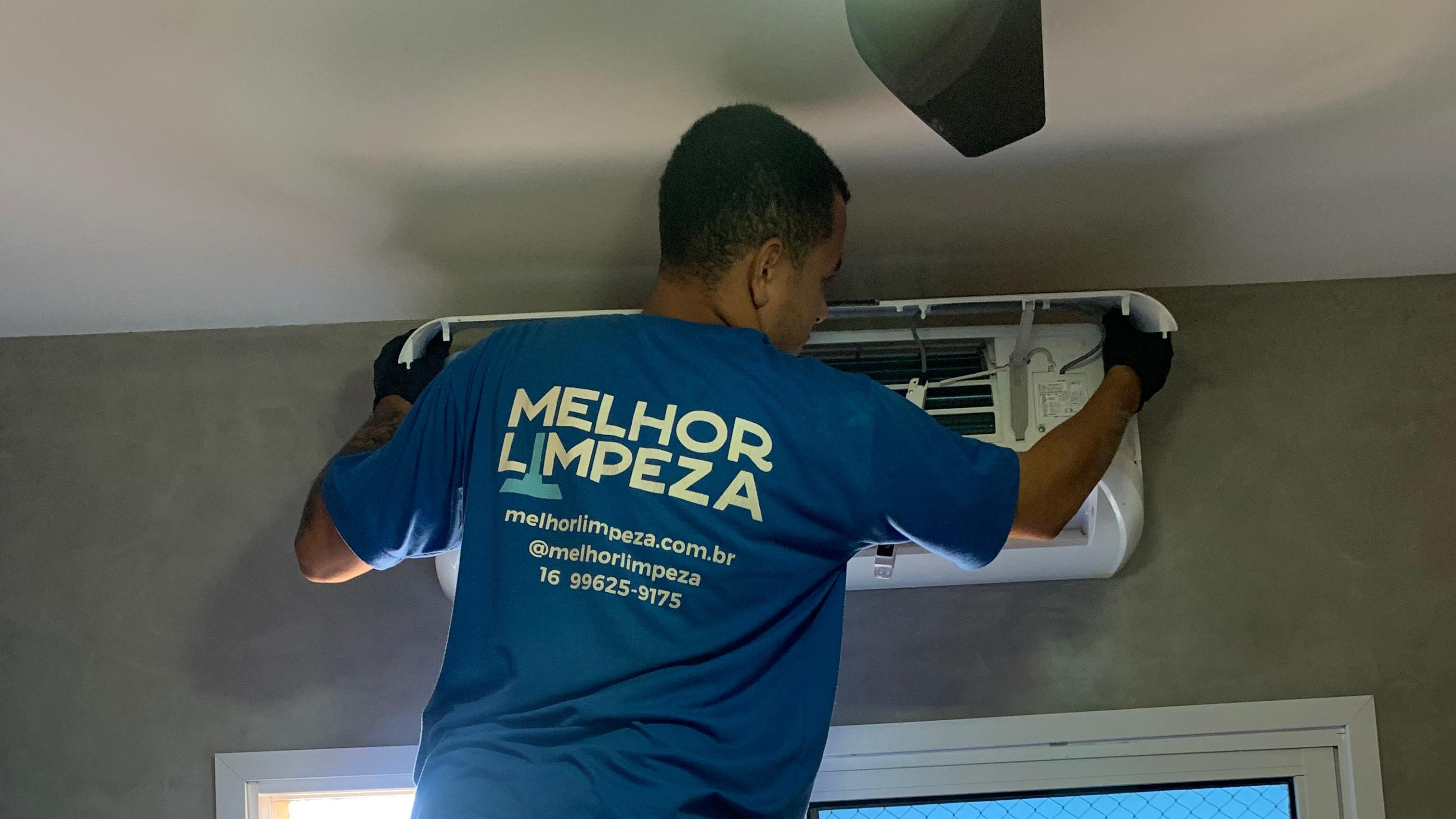 Higienização de ar-condicionado